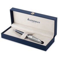 Ручка шариковая Waterman EXPERT Deluxe Metallic Stone Grey CT BP 20 052