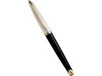 Ручка-роллер  WATERMAN DeLuxe Black Silver 41 200